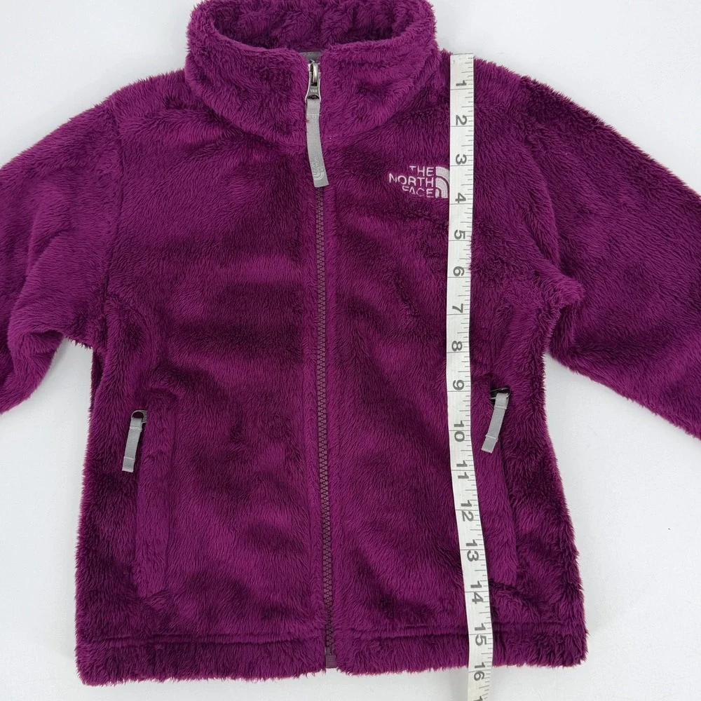 The North Face Girl's Osito Fleece Full Zip Jacket XXS 5 Purple
